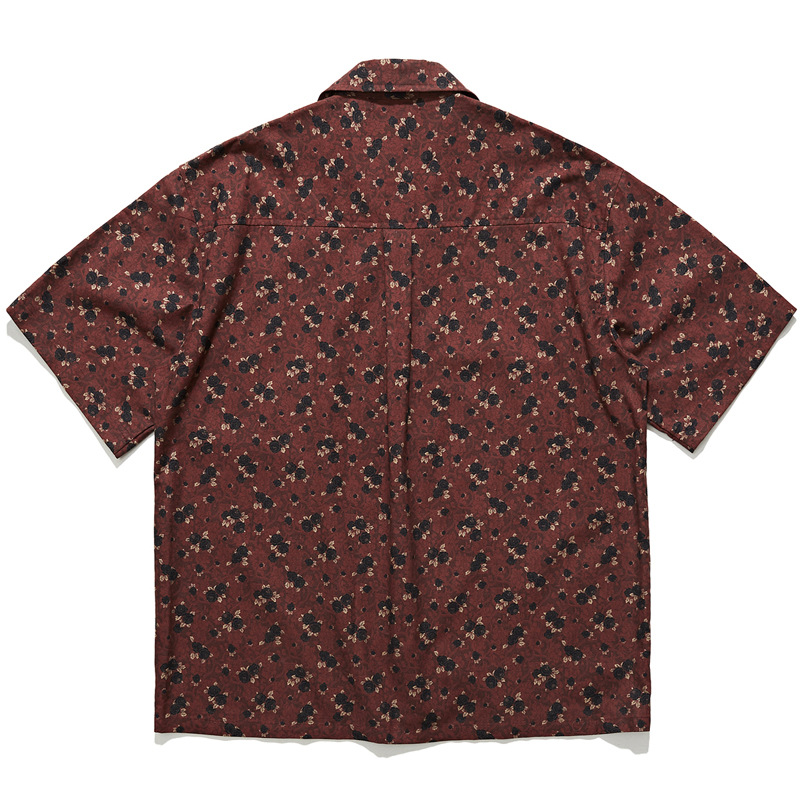 Japanese retro ethnic style Cu - đánh giá và giá Vintage Hawaiian Floral Shirt
