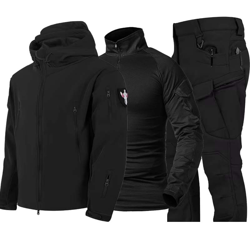 3PCS Mens Camo Tactical Sets H - đánh giá và giá Tactical Military Shirt Cargo