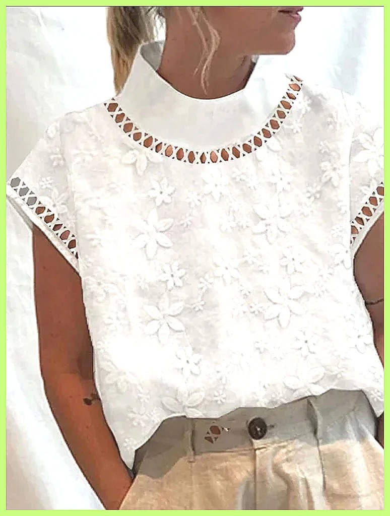 Women's Cotton Linen Pullover  - đánh giá và giá Shirts